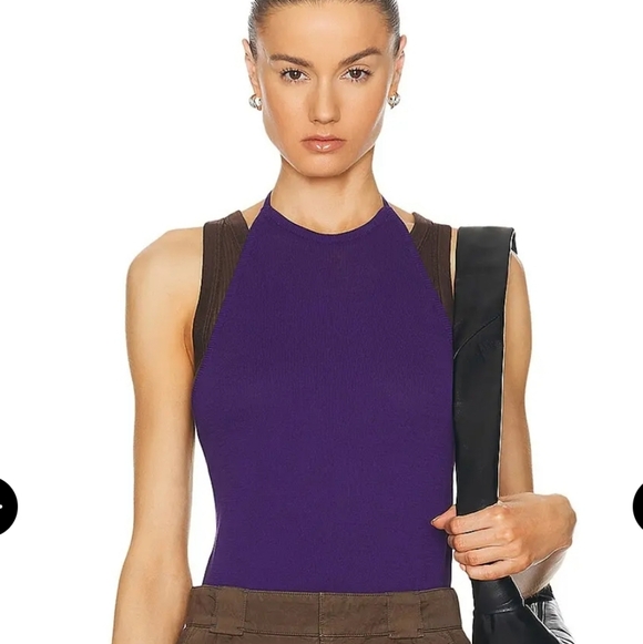 Lemaire Halter Top In Purple